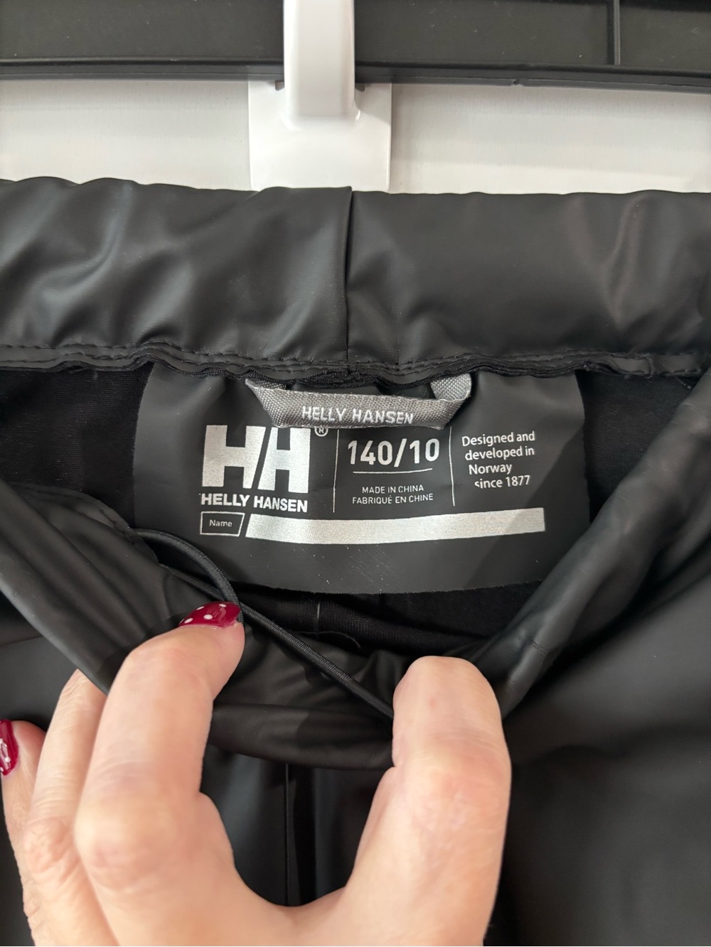 Helly Hansen Moss Pants Youth 10 140 Waterproof Rain Pants Black Helox Windproof